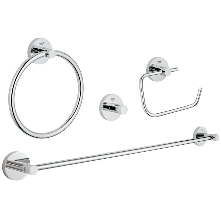 GROHE Essentials 4 Piece Bathroom Hardware Set & Reviews Wayfair